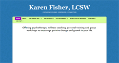 Desktop Screenshot of karenfisherlcsw.com